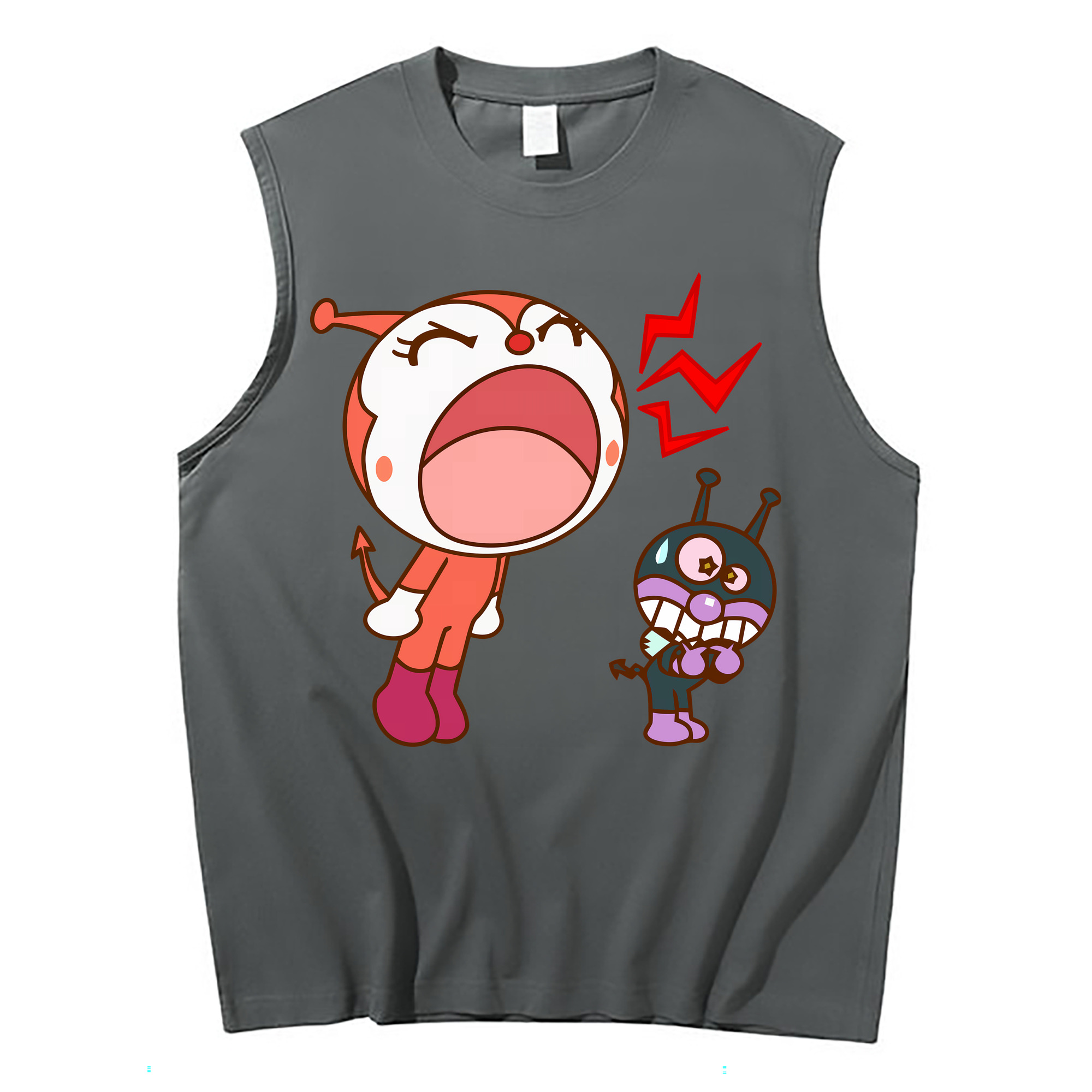 （画像用） アンパンマン Anpanman コットン100％タンクトップ（フロントプリント）